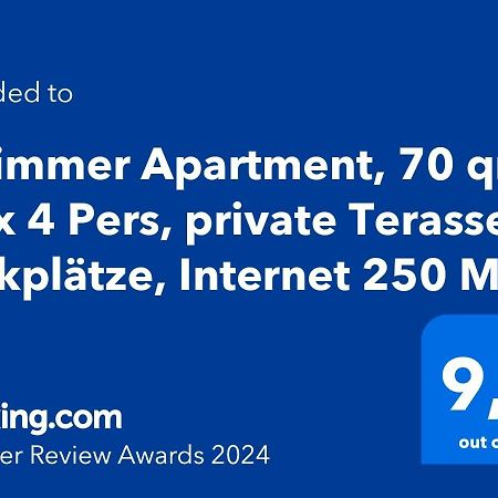 2 Zimmer Apartment, 70 Qm, Max 4 Pers, Private Terasse, 2 Parkplaetze, Internet 250 Mbit Gärtringen Dış mekan fotoğraf