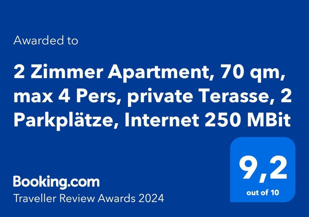 2 Zimmer Apartment, 70 Qm, Max 4 Pers, Private Terasse, 2 Parkplaetze, Internet 250 Mbit Gärtringen Dış mekan fotoğraf